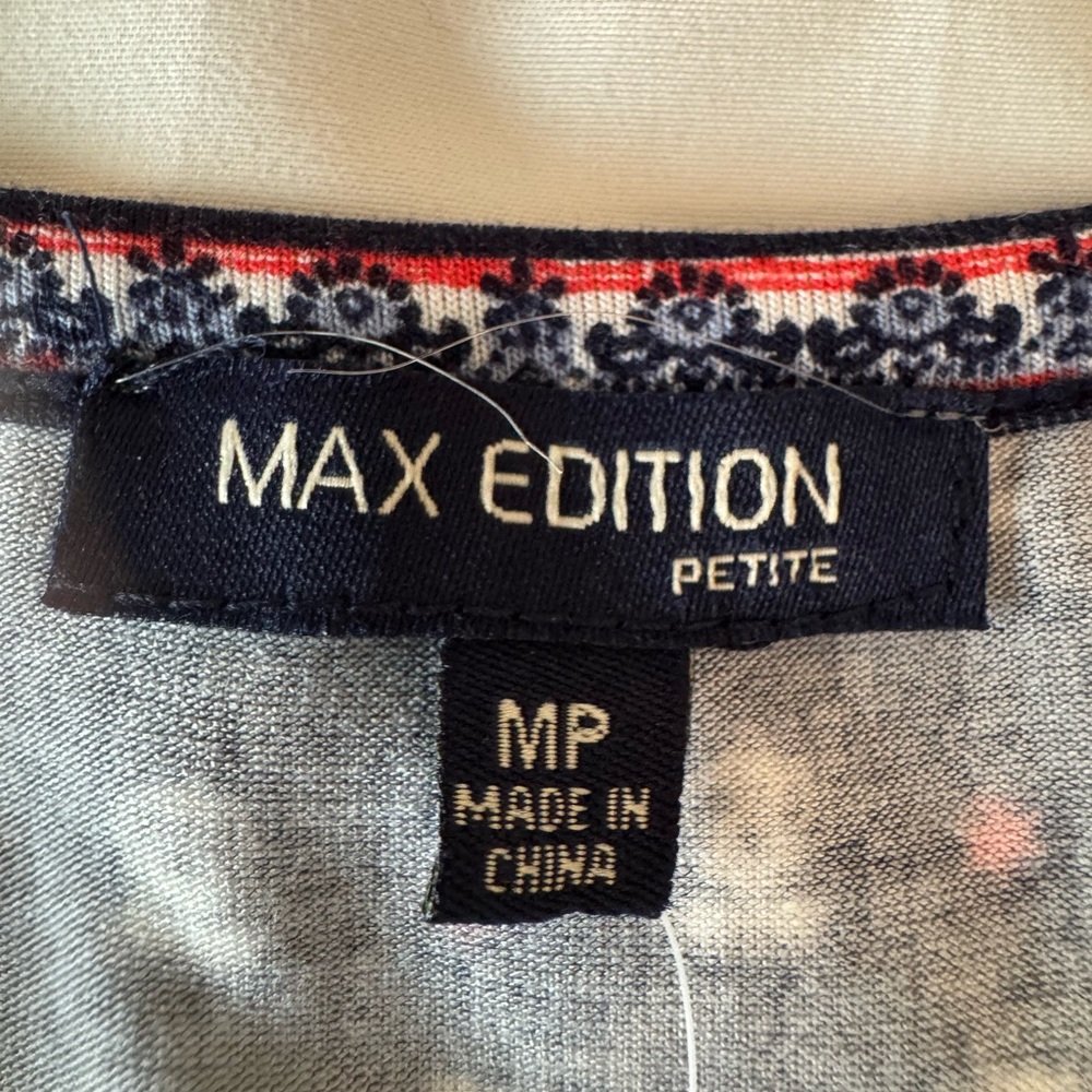 Max Edition Navy, Red and White Sundress Casual Resort Wear - Picture 8 of 10